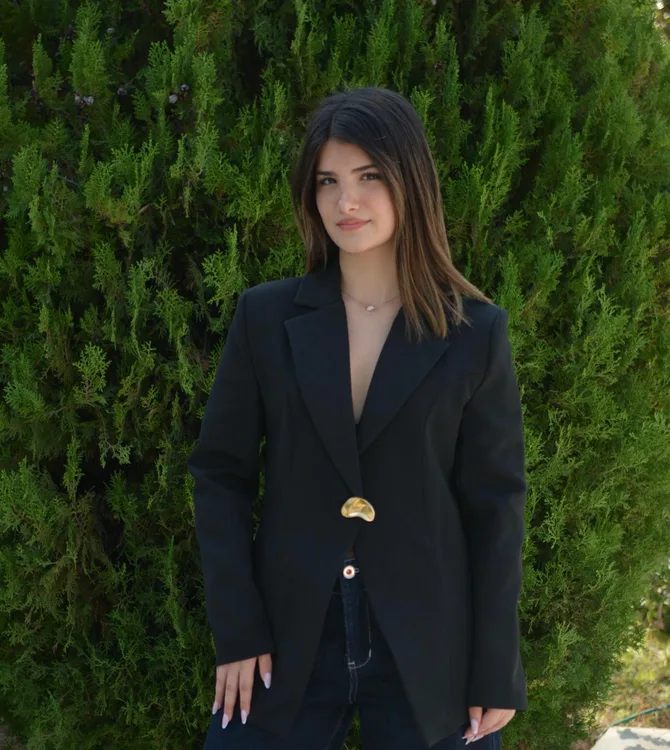 גקט קטרין שחור.